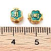 Brass Enamel Beads KK-S393-01-3