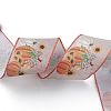 10M Thanksgiving Day Theme Wired Linen Ribbon OCOR-G013-02D-3