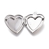 Tarnish Resistant 316 Stainless Steel Locket Pendants STAS-Z010-03A-3