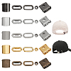 40Sets 5 Colors Iron Baseball Hat Cap Buckle Strap Clasp Clip Kit FIND-NB0005-36-1