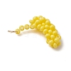 Glass Seed Beaded Banana Pendants PALLOY-MZ00464-3