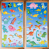 16 Sheets 8 Styles PVC Waterproof Wall Stickers DIY-WH0345-185-1