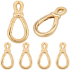 6Pcs Brass Spring Gate Rings FIND-SC0020-69-1