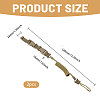 Nylon Outdoor Tactical Spring Lanyard AJEW-WH0752-319A-2