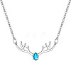 Deer Urn Ashes Pendant Necklace PW-WG78BFC-12-1