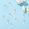 96Pcs ABS Plastic Imitation Pearl Pendants KY-SC0002-32P-5