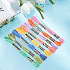 8 Skeins 8 Colors Polyester Sewing Thread OCOR-WH20074-09H-7