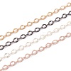 Brass Dapped Cable Chains KK-I647-04-1