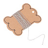 4M Soldered Brass Heart Chains CHC-TADJ0001-05P-1