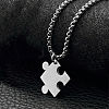 201 Stainless Steel Pendant Box Chain Necklaces FS-WG816E6-03-1