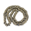 Electroplate Non-magnetic Synthetic Hematite Beads G-T061-42H-2