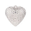 Heart CCB Plastic Big Pendants CCB-J028-69P-1