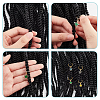 Alloy Enamel Dreadlocks Beads HJEW-AB00146-5