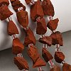 Natural Red Jasper Beads Strands GG-CBA0B77-A22-02-1