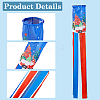 Christmas Theme Polyester Windsock Streamer Fish Flag AJEW-WH20008-10A-3