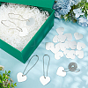 50Pcs Aluminum Big Pendants ALUM-OC0010-01A-4