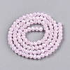 Electroplate Glass Beads Strands LS-EGLA-A044-J4mm-A02-4