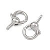 SHEGRACE Brass Spring Ring Clasps XGRQ58507-786P-2