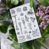 Custom PVC Plastic Clear Stamps DIY-WH0618-0108-4