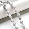 Natural Howlite Beads Strands G-B106-A26-01-2