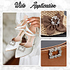8Pcs 4 Styles Detachable Alloy Rhinestone Shoe Buckle Clips FIND-PH0021-57-6
