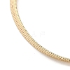 Brass Flat Snake Chain Necklaces for Women NJEW-Q344-04G-2