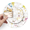 50Pcs Cat PET Waterproof Stickers PW-WG45CF9-01-3