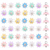 50Pcs Opaque Resin Charms PALLOY-TA00222-3