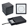Starry Sky Pattern Cardboard Boxes CON-WH0087-40B-1