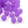 Round Transparent Acrylic Beads PL705-5-1