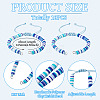 Handmade Polymer Clay Bead Bracelets Making AJEW-TAC00074-3