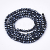 Electroplate Glass Beads Strands EGLA-T013-04A-2