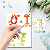 8 Sheets 8 Styles PVC Waterproof Wall Stickers DIY-WH0345-090-3