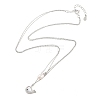 925 Sterling Silver with Shell Necklaces STER-Z009-20P-1