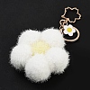 Flower Plush Pendant Keychain KEYC-F039-08-2