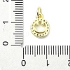 Brass Micro Pave Cubic Zirconia Pendants KK-H475-27G-02-3