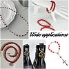 2120Pcs 8 Styles  Imitation Pearl Resin Beads Strands RESI-AR0001-47-6