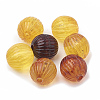Acrylic Corrugated Beads OACR-N001-09-1