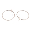 Ion Plating(IP) 316L Surgical Stainless Steel Hoop Earring Findings STAS-G130-03RG-21MM-1