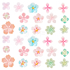 30Pcs 15 Styles Plastic Beads KY-GA0001-33-1
