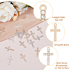 SUPERFINDINGS 48Pcs 3 Colors Alloy Rhinestone Pendants FIND-FH0007-72-4