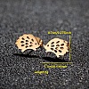 201 Stainless Steel Stud Earrings FS-WGB18B1-15-1
