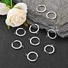 201 Stainless Steel Huggie Hoop Earring Findings STAS-P283-01J-S-5