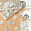 60Pcs 6 Styles Religion Tibetan Style Alloy Pendants FIND-CJ0005-79-3