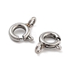 Non-Tarnish 316 Stainless Steel Spring Ring Clasps X-STAS-B072-08P-01-2
