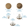 Alloy Buttons PALLOY-TA0001-39-8