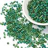 Opaque & Transparent Inside Colours Glass Seed Beads SEED-YW0002-17F-1