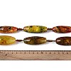 Dyed Natural Agate Beads Strands G-T142-02-5