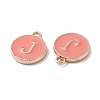 (Defective Closeout Sale Border damaged) Golden Plated Alloy Enamel Charms LS-ENAM-XCP0001-20J-3