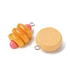 Opaque Resin Pendants X1-RESI-P038-A01-2